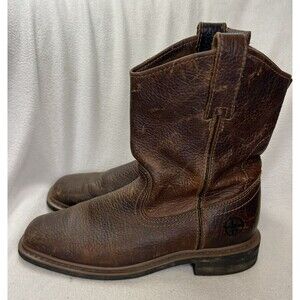 Lincoln Outfitters SQUARE SOFT TOE WESTERN WORK  L9Q16 Mens 9 W